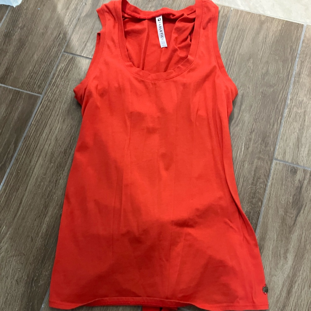 Fabletics open tie back tank
